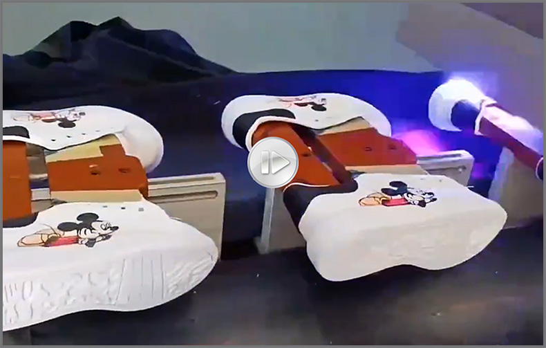 鞋子打印圖案，LR-2513高落差鞋子打印機